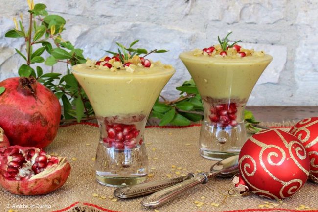 Crema di lenticchie gialle e melagrana Crema di lenticchie gialle e melagrana