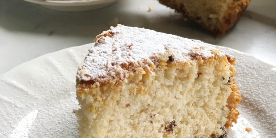 Torta con gocce di cioccolato Torta con gocce di cioccolato